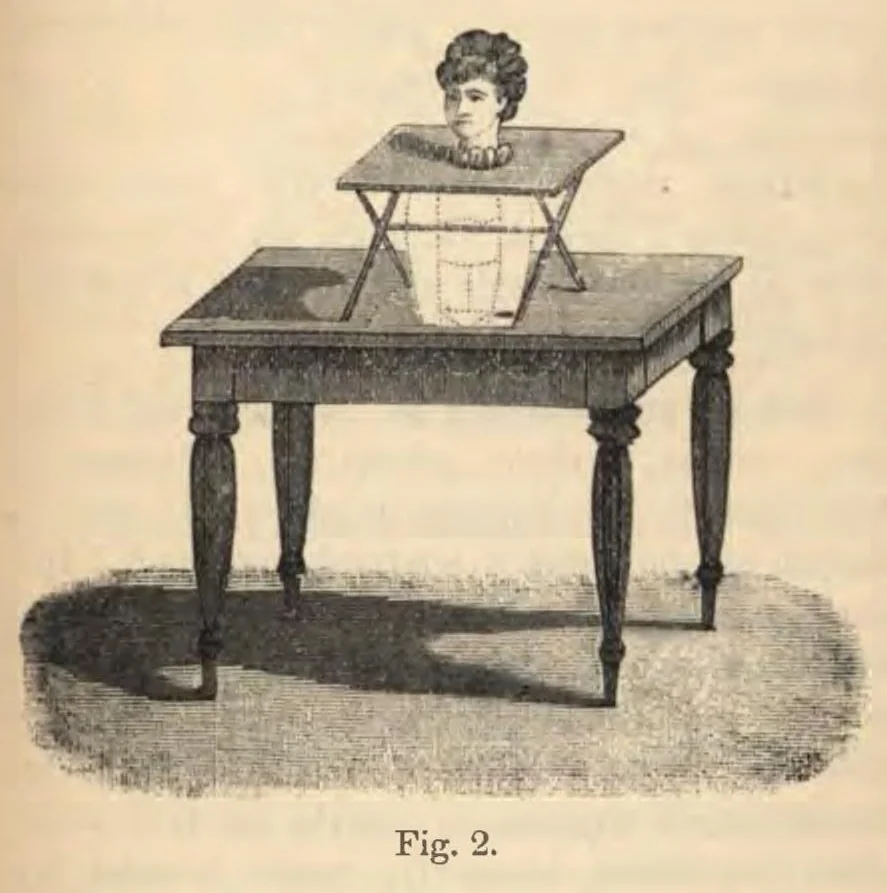 An illustration from Tajemnice magii i spirytyzmu w świetle nauki : podług źródeł obcych, 1893, leaf 8