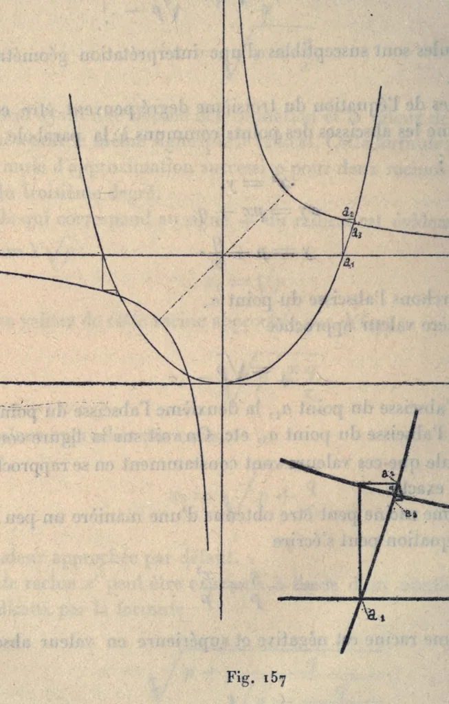 An illustration from Récréations mathématiques at problèmes des temps ancien et modernes. 2. éd. française traduite d'après la 4. éd., anglaise et enrichie par J. Fitz-Patrick, 1907, leaf 364