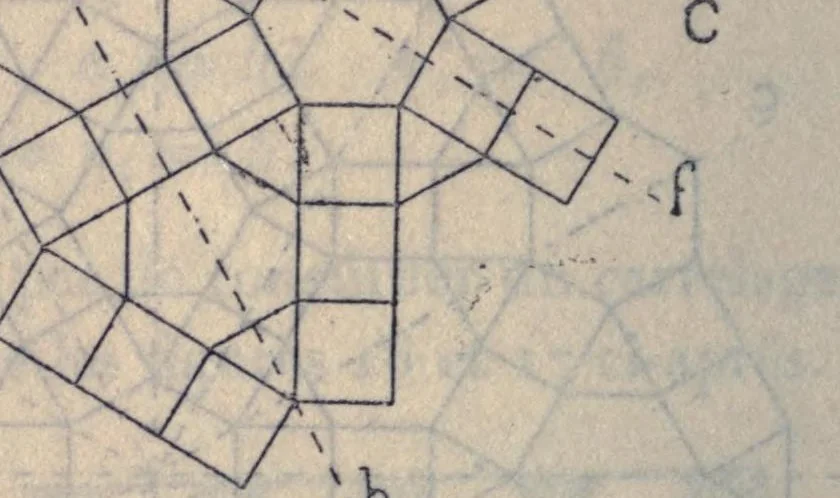 An illustration from Récréations mathématiques at problèmes des temps ancien et modernes. 2. éd. française traduite d'après la 4. éd., anglaise et enrichie par J. Fitz-Patrick, 1907, leaf 44