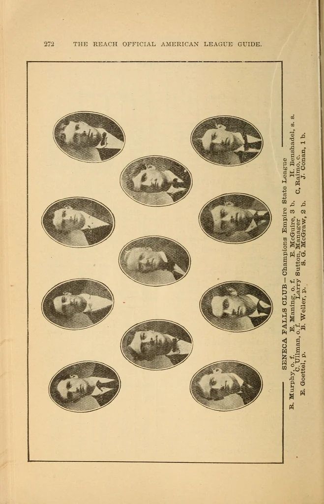 An illustration from The Reach official American League base ball guide, 1883, leaf 280
