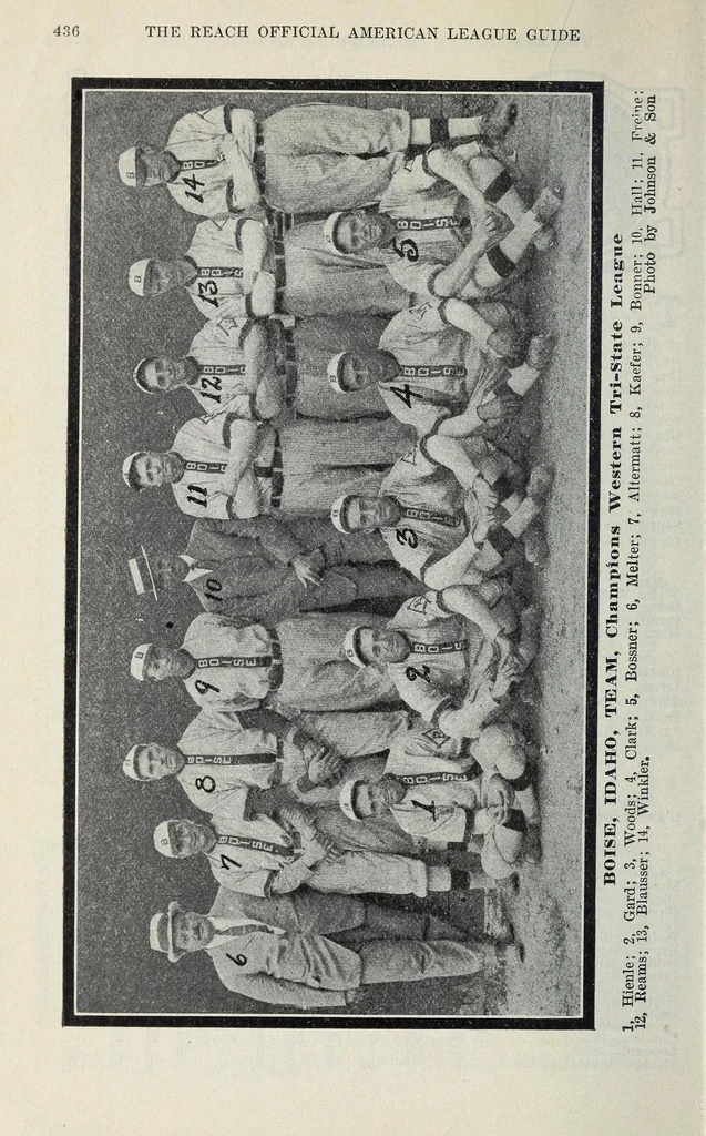 An illustration from The Reach official American League base ball guide, 1883, leaf 446