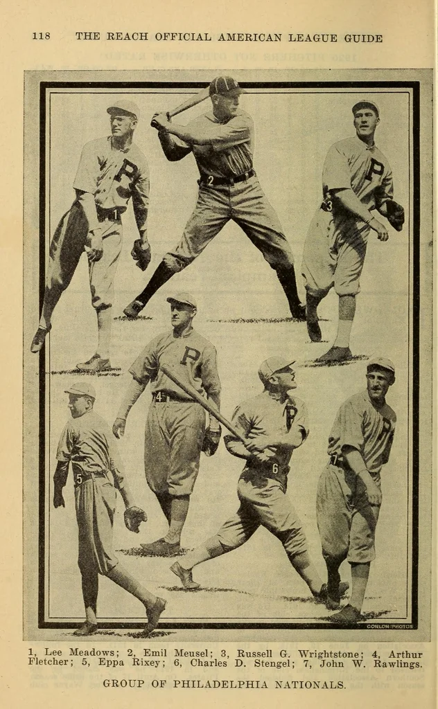 An illustration from The Reach official American League base ball guide, 1883, leaf 626