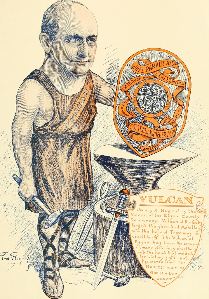 An illustration from A real history of Newark and notable Newarkers, 1916, leaf 106