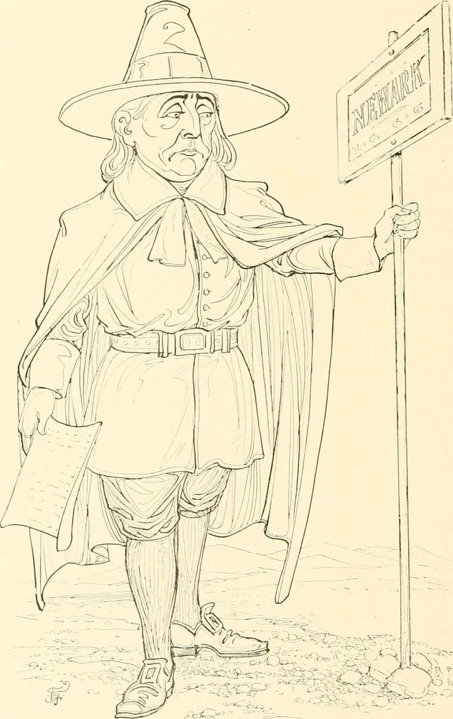 An illustration from A real history of Newark and notable Newarkers, 1916, leaf 11