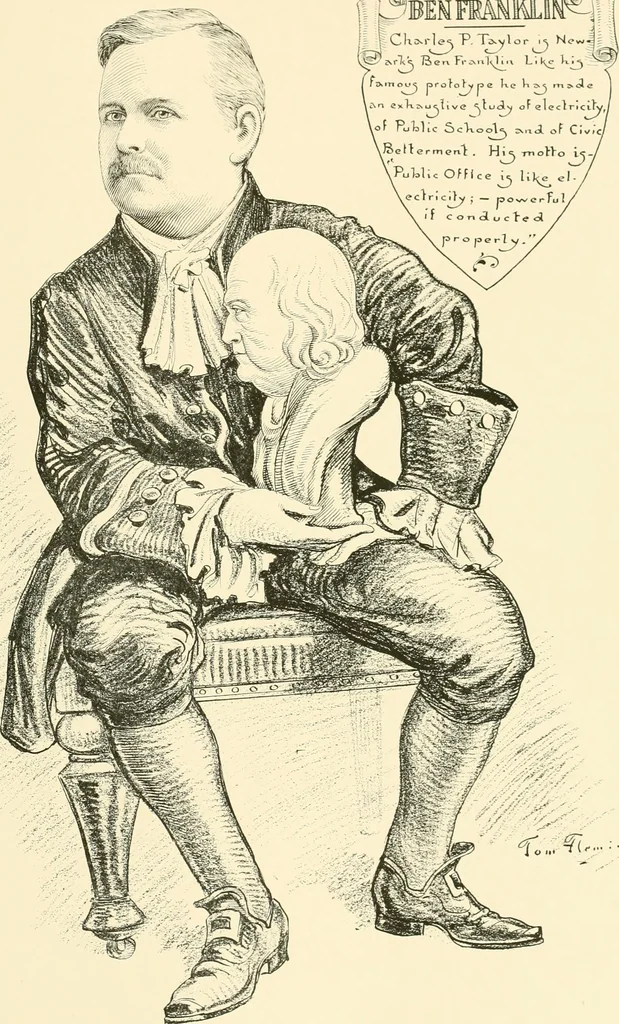 An illustration from A real history of Newark and notable Newarkers, 1916, leaf 112