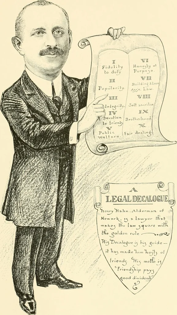 An illustration from A real history of Newark and notable Newarkers, 1916, leaf 116