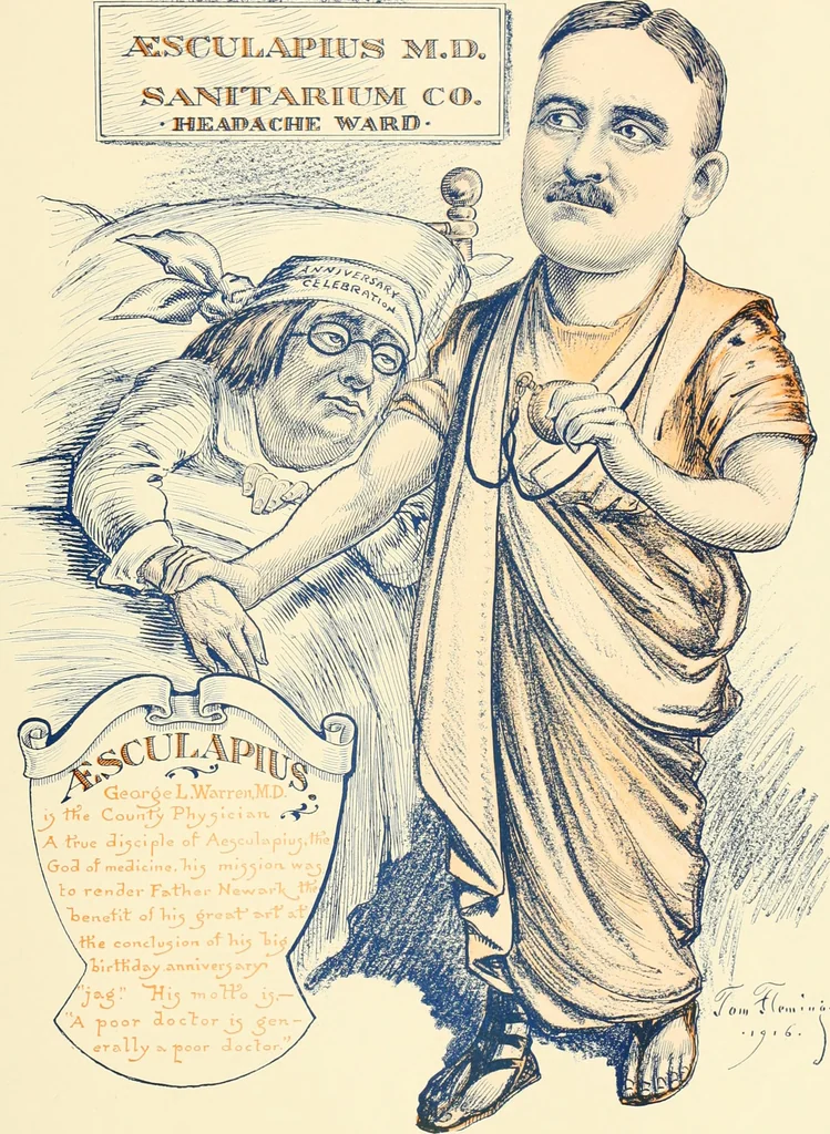 An illustration from A real history of Newark and notable Newarkers, 1916, leaf 118
