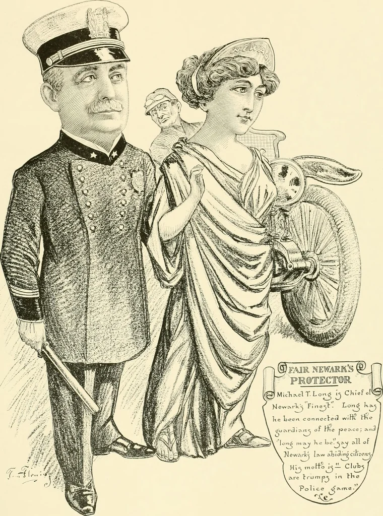 An illustration from A real history of Newark and notable Newarkers, 1916, leaf 14