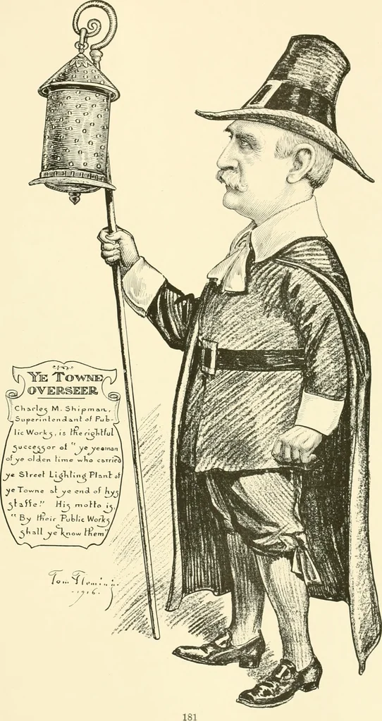 An illustration from A real history of Newark and notable Newarkers, 1916, leaf 176