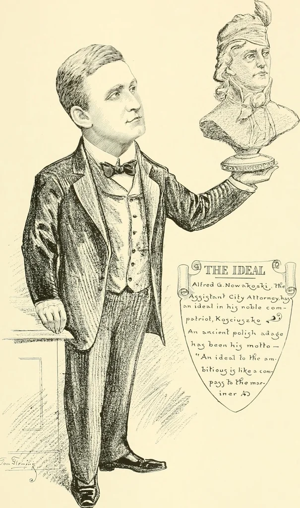 An illustration from A real history of Newark and notable Newarkers, 1916, leaf 196