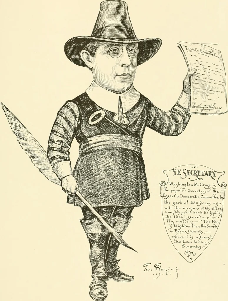 An illustration from A real history of Newark and notable Newarkers, 1916, leaf 208