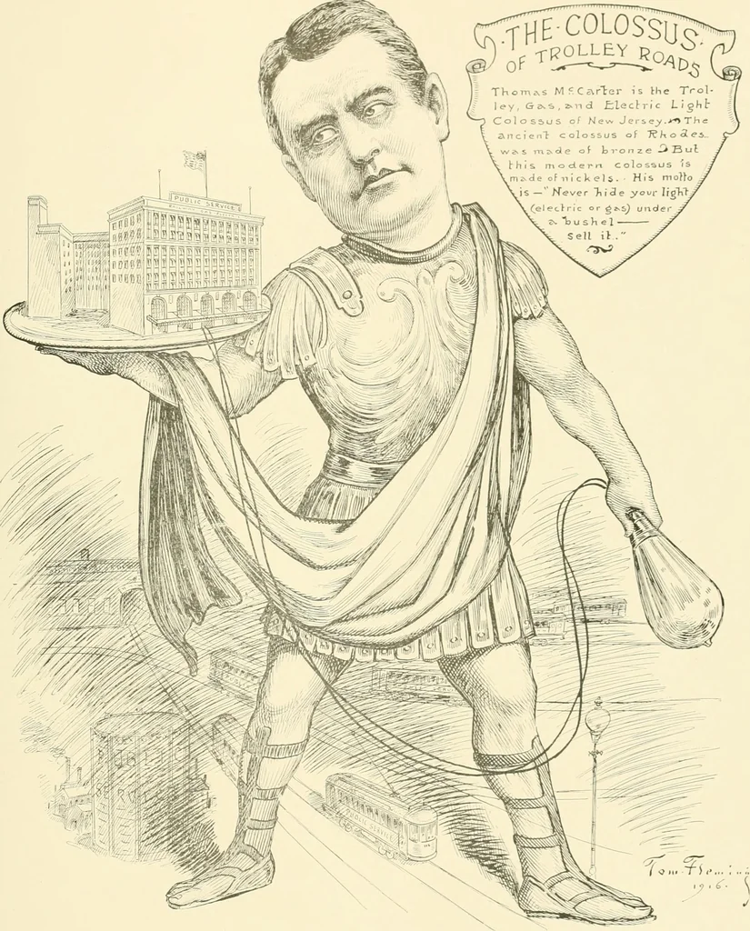 An illustration from A real history of Newark and notable Newarkers, 1916, leaf 220