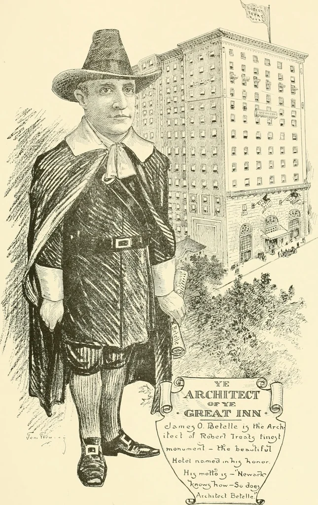 An illustration from A real history of Newark and notable Newarkers, 1916, leaf 224