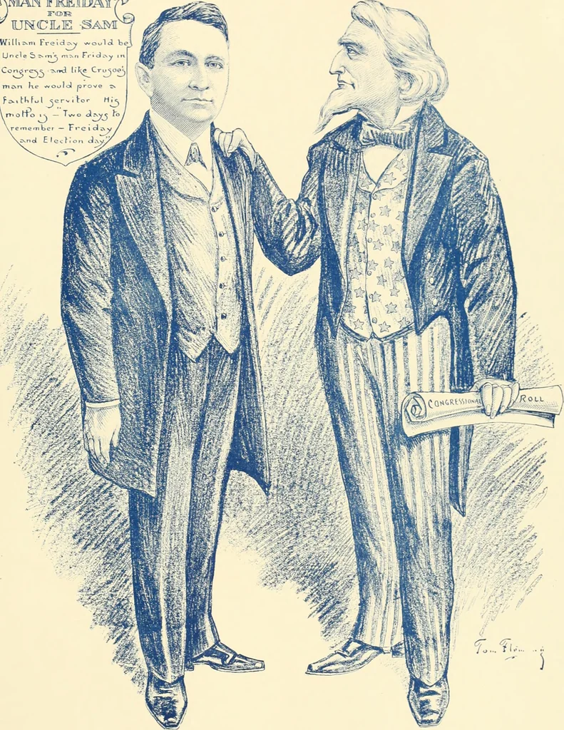 An illustration from A real history of Newark and notable Newarkers, 1916, leaf 228
