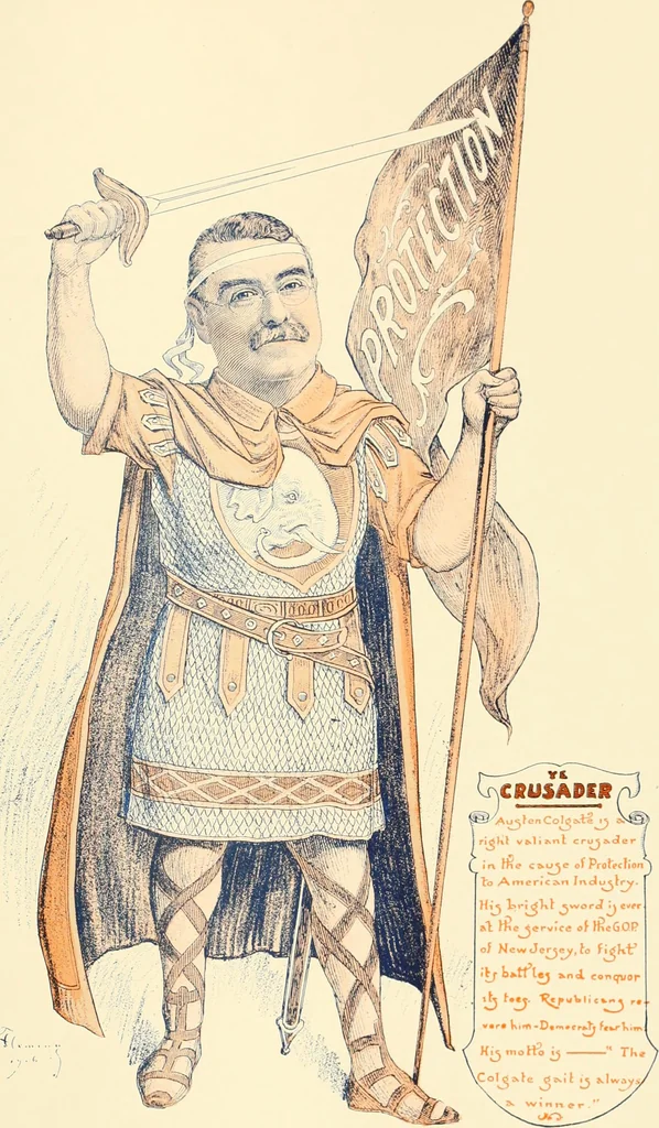 An illustration from A real history of Newark and notable Newarkers, 1916, leaf 36