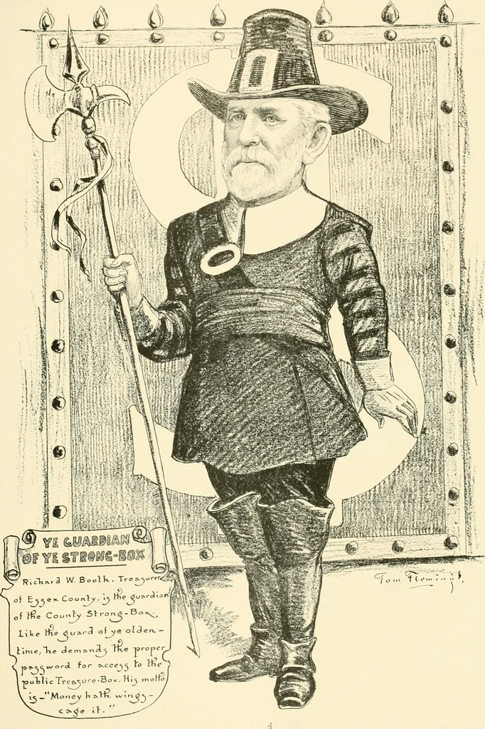 An illustration from A real history of Newark and notable Newarkers, 1916, leaf 40