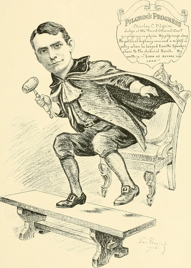 An illustration from A real history of Newark and notable Newarkers, 1916, leaf 52