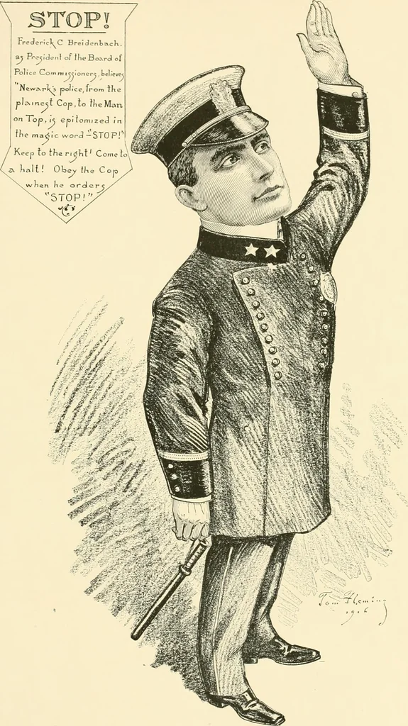 An illustration from A real history of Newark and notable Newarkers, 1916, leaf 56