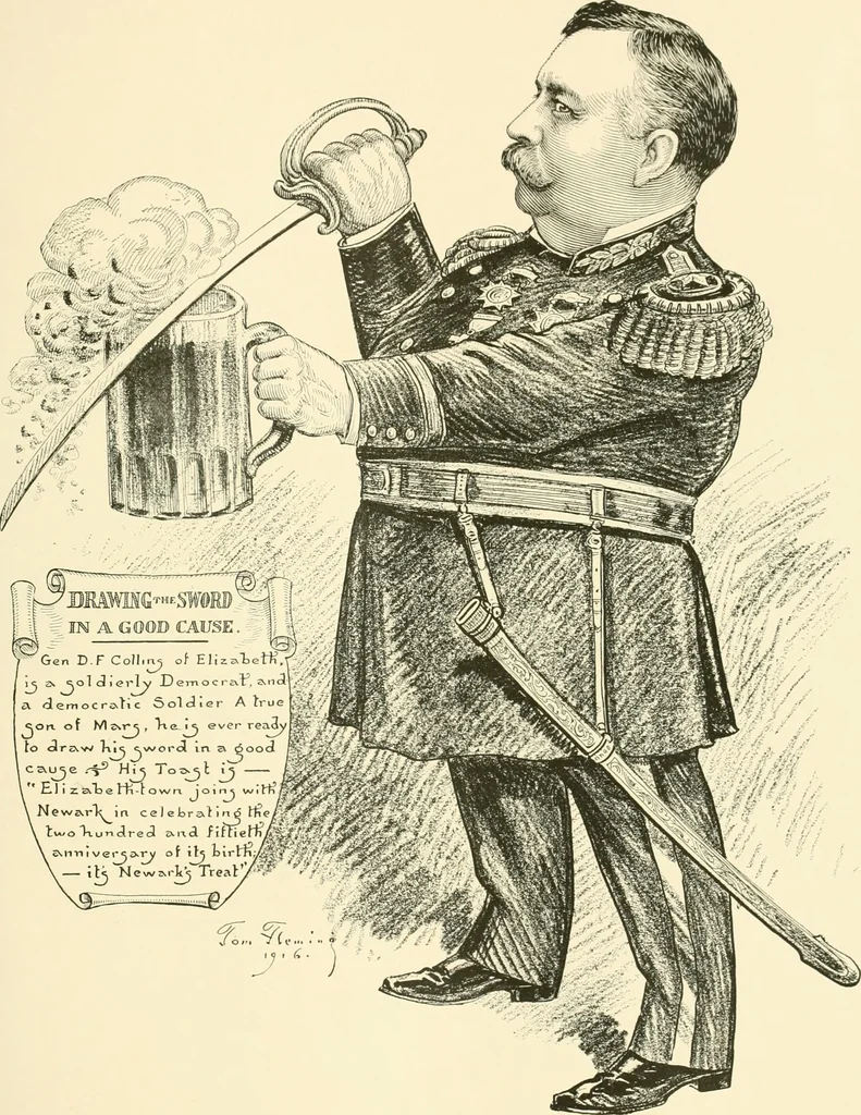 An illustration from A real history of Newark and notable Newarkers, 1916, leaf 68