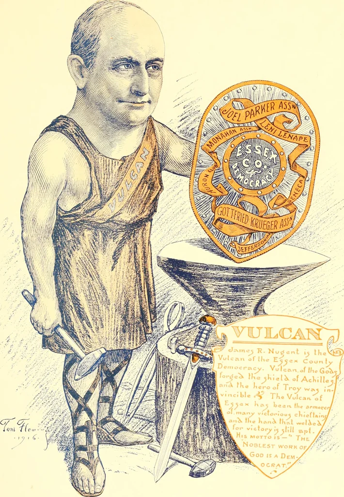 An illustration from A real history of Newark and notable Newarkers, 1916, leaf 106