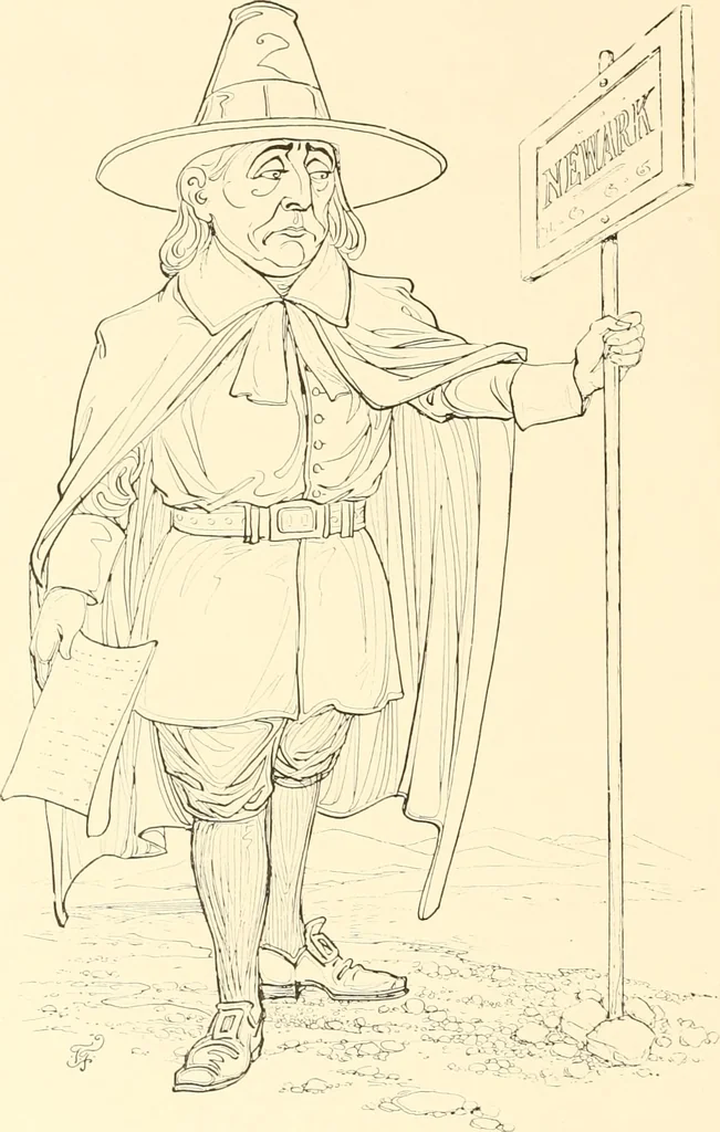 An illustration from A real history of Newark and notable Newarkers, 1916, leaf 11