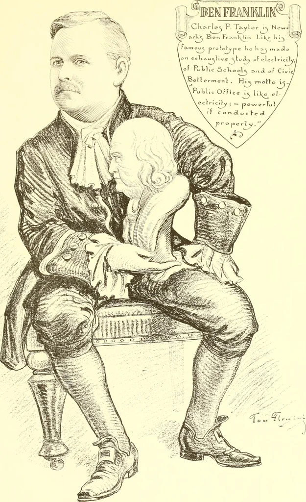 An illustration from A real history of Newark and notable Newarkers, 1916, leaf 112