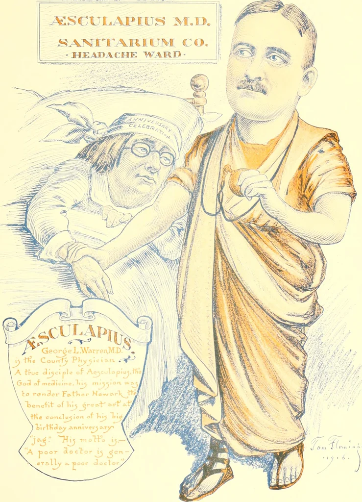 An illustration from A real history of Newark and notable Newarkers, 1916, leaf 118