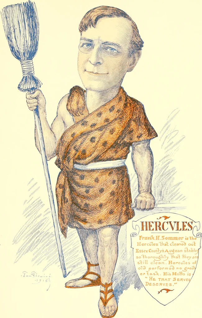 An illustration from A real history of Newark and notable Newarkers, 1916, leaf 132