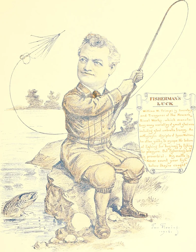 An illustration from A real history of Newark and notable Newarkers, 1916, leaf 142