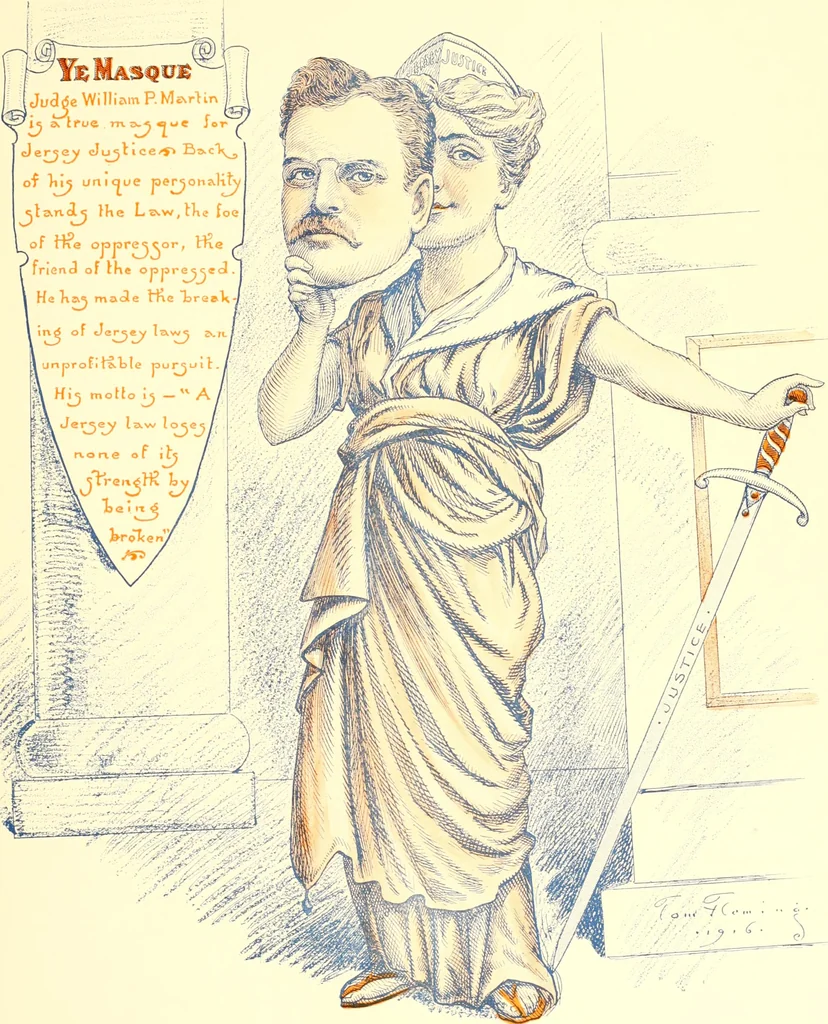 An illustration from A real history of Newark and notable Newarkers, 1916, leaf 156