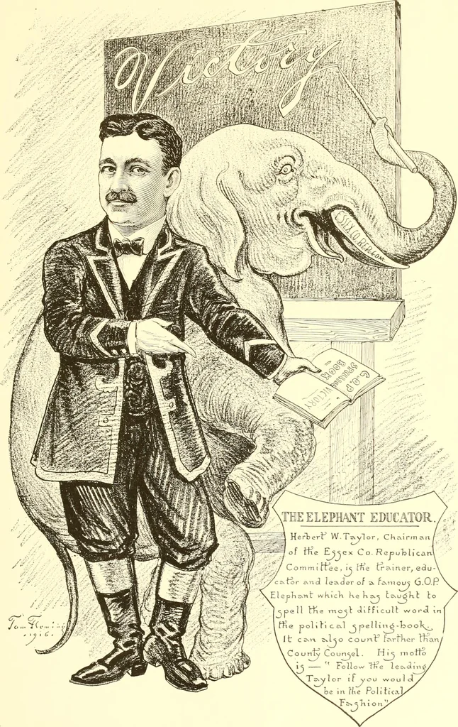 An illustration from A real history of Newark and notable Newarkers, 1916, leaf 172