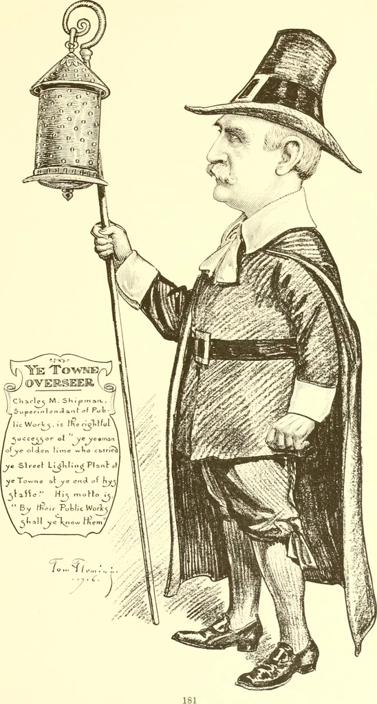 An illustration from A real history of Newark and notable Newarkers, 1916, leaf 176