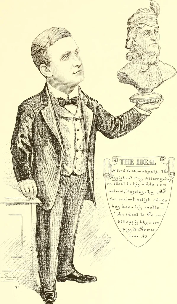 An illustration from A real history of Newark and notable Newarkers, 1916, leaf 196