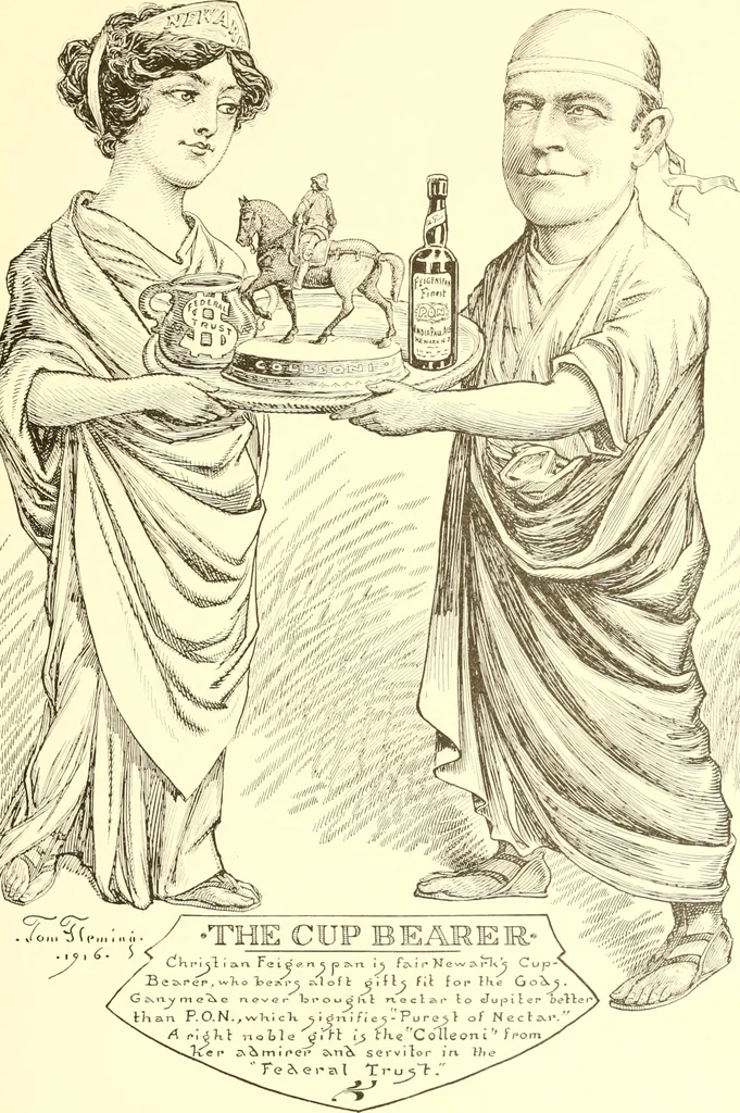 An illustration from A real history of Newark and notable Newarkers, 1916, leaf 200