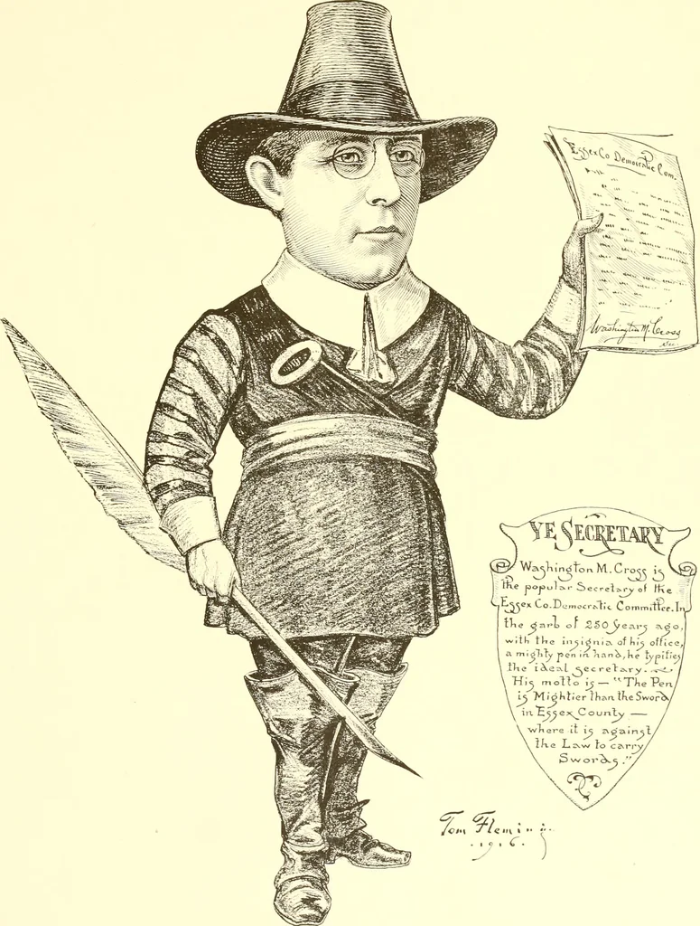 An illustration from A real history of Newark and notable Newarkers, 1916, leaf 208