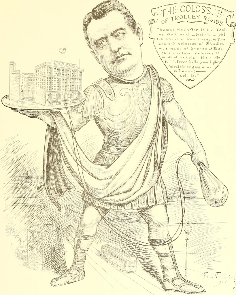 An illustration from A real history of Newark and notable Newarkers, 1916, leaf 220