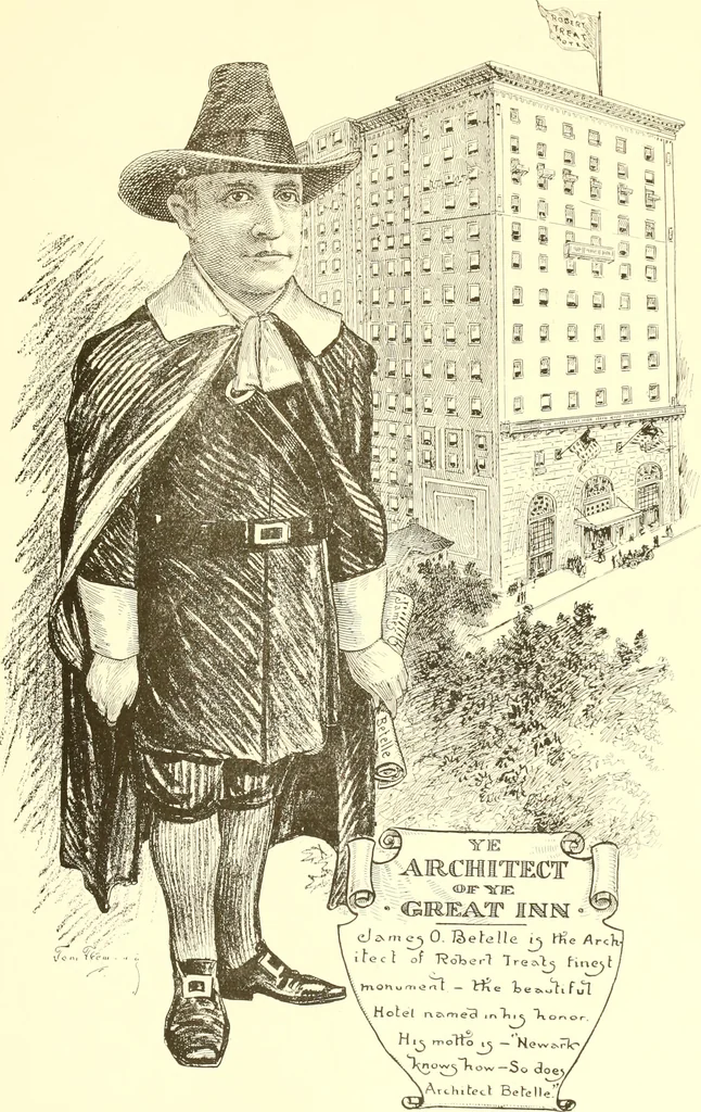 An illustration from A real history of Newark and notable Newarkers, 1916, leaf 224