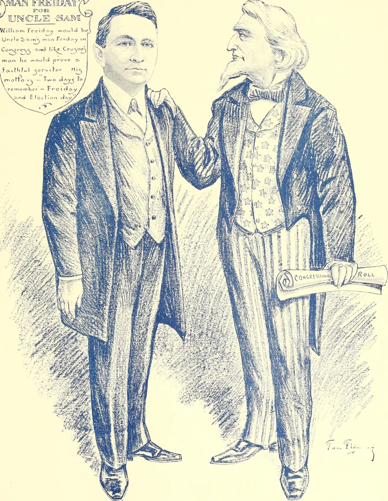 An illustration from A real history of Newark and notable Newarkers, 1916, leaf 228