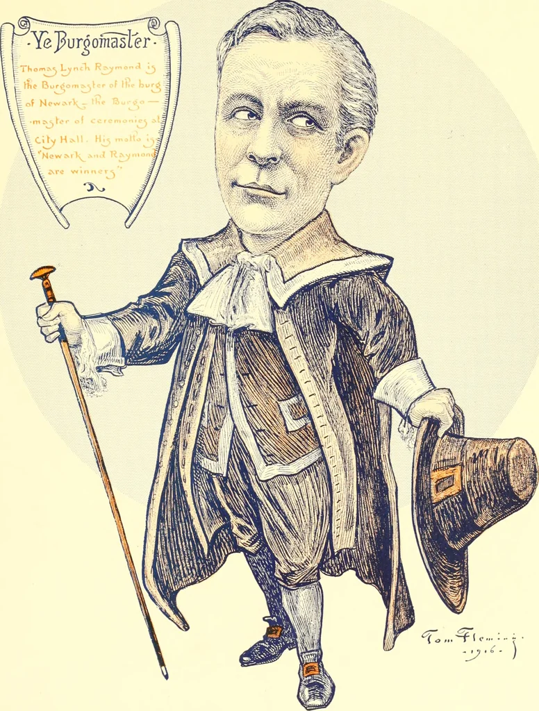 An illustration from A real history of Newark and notable Newarkers, 1916, leaf 24