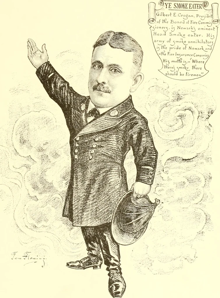 An illustration from A real history of Newark and notable Newarkers, 1916, leaf 246