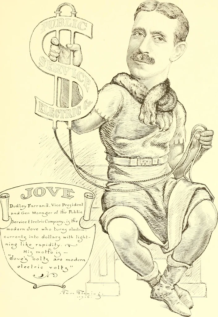 An illustration from A real history of Newark and notable Newarkers, 1916, leaf 28