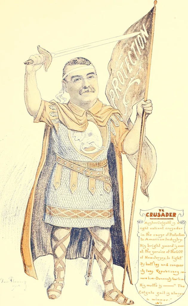 An illustration from A real history of Newark and notable Newarkers, 1916, leaf 36