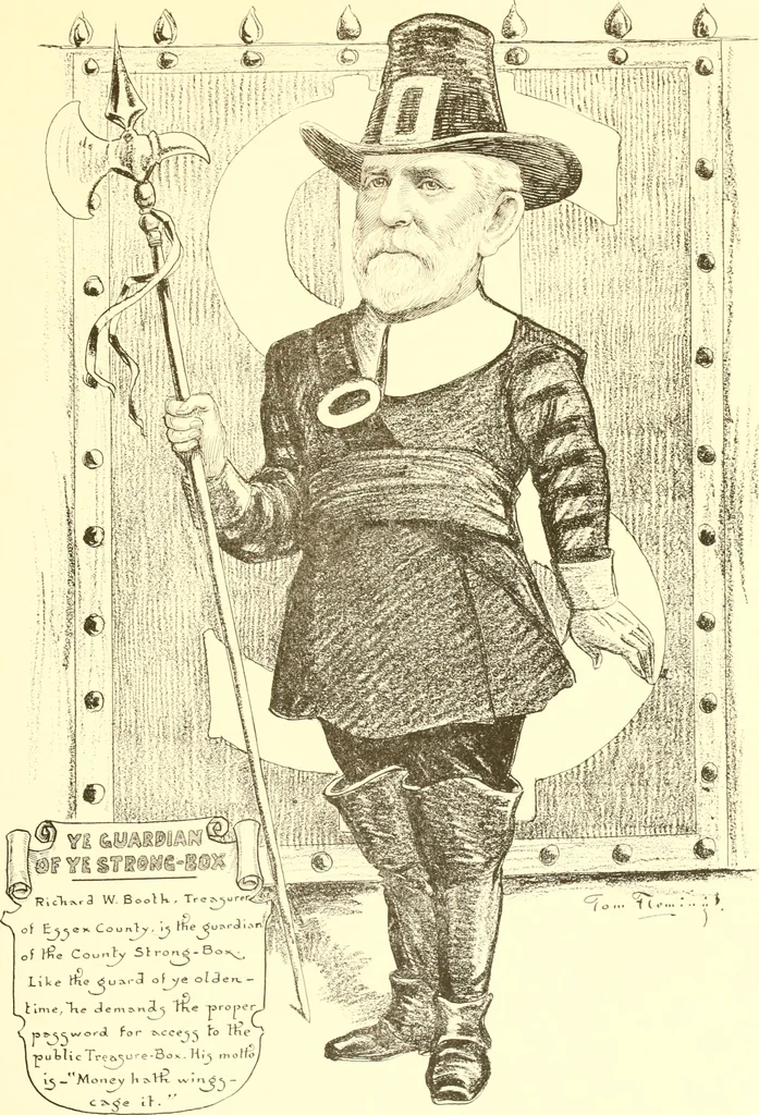 An illustration from A real history of Newark and notable Newarkers, 1916, leaf 40