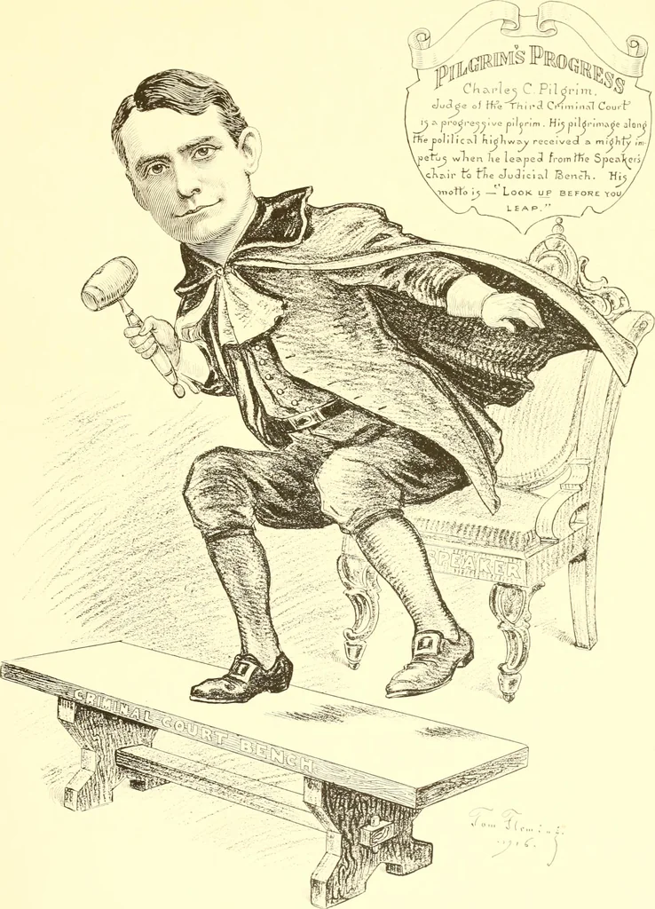 An illustration from A real history of Newark and notable Newarkers, 1916, leaf 52