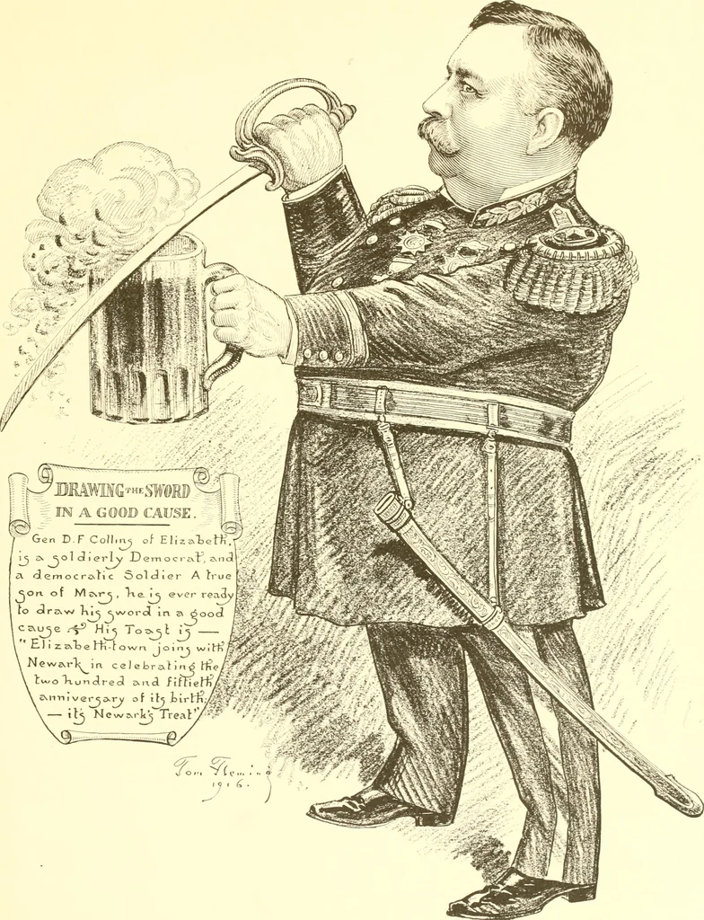 An illustration from A real history of Newark and notable Newarkers, 1916, leaf 68