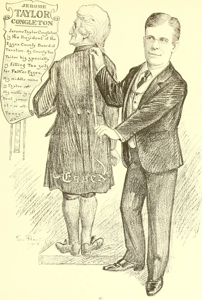 An illustration from A real history of Newark and notable Newarkers, 1916, leaf 92
