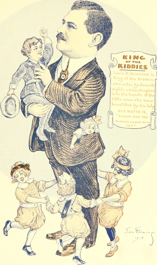 An illustration from A real history of Newark and notable Newarkers, 1916, leaf 94