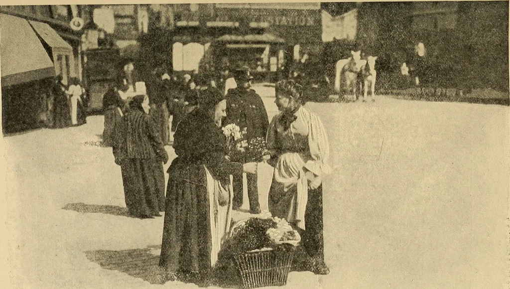 An illustration from The real Latin quarter, 1901, leaf 117