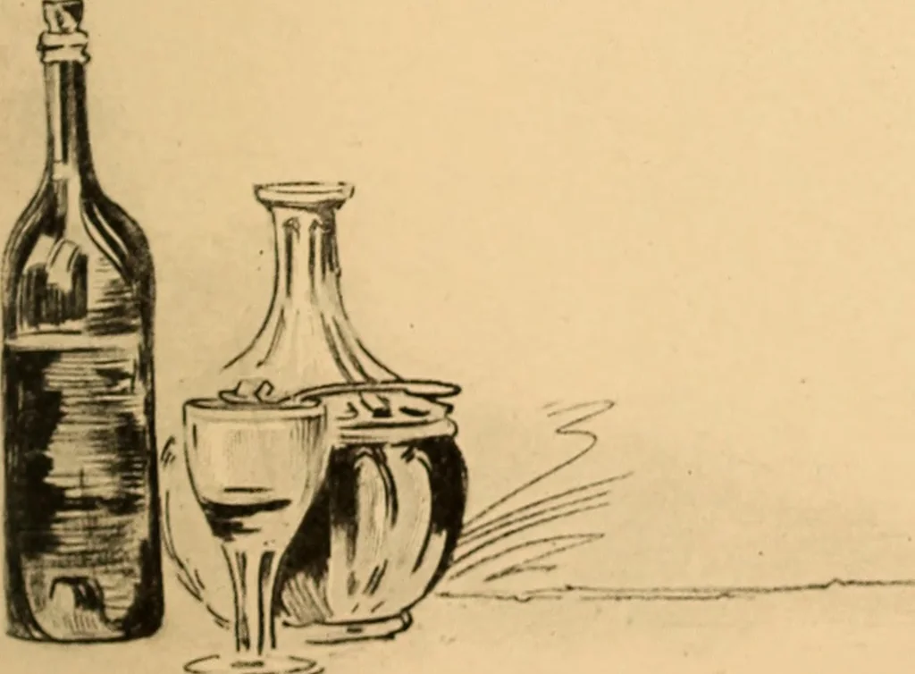An illustration from The real Latin quarter, 1901, leaf 12