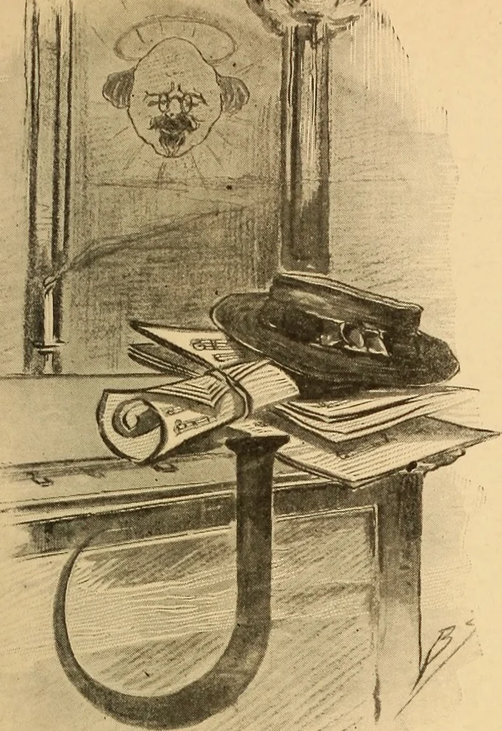 An illustration from The real Latin quarter, 1901, leaf 124